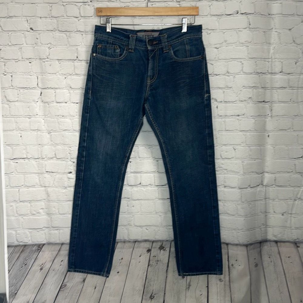 Levi’s 511 Skinny Mens Jeans size‎ 31x30 Double Back Pockets one Zippered LOOK
